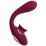 Вибратор S Pleasures Premium Dual Pleasure, бордовый - Фото №1