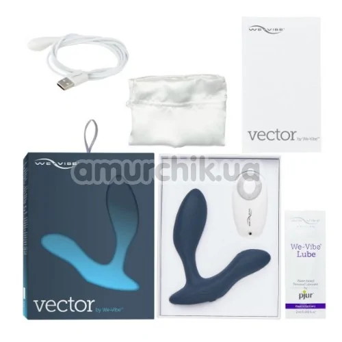 Вібростимулятор простати We-Vibe Vector (ві вайб вектор синій)