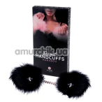 Наручники Secret Marabou Handcuffs, чорні - Фото №1