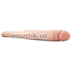 Двухконечный фаллоимитатор King Cock 16 Tapered Double Dildo, телесный - Фото №1