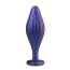 Анальная пробка Anal Adventures Matrix Wavy Bling Plug, фиолетовая - Фото №1
