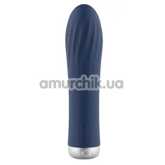 Вібратор Mai Attraction Pleasure Toys Silver Edition Spiral, синій - Фото №1