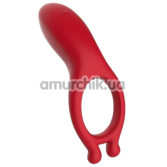 Віброкільце для члена Odeco Every Night Toys Galeno, червоне - Фото №1