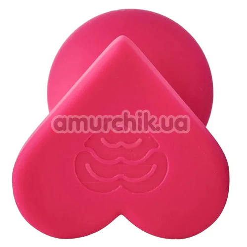 Анальная пробка Love Signal Heart Plug Small, розовая
