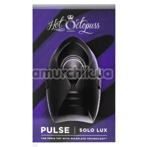 Мастурбатор с вибрацией Kiiroo Hot Octopuss Pulse Solo Lux, черный