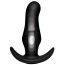 Анальная пробка с толчками ThumpIt Curved Thumping Anal Plug, черная - Фото №1
