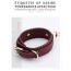 Фіксатори для ніг Roomfun Leather Anclecuffs, бордові - Фото №5