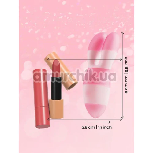 Кліторальний вібратор Glitz Pinky Promise, рожевий