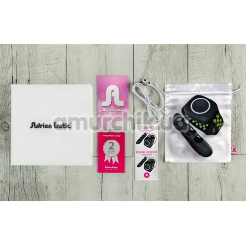 Вибронапалечник Adrien Lastic Exploring Senses Touche Finger Vibrator, чёрный