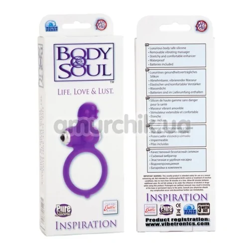 Віброкільце Body & Soul Inspiration, фіолетове