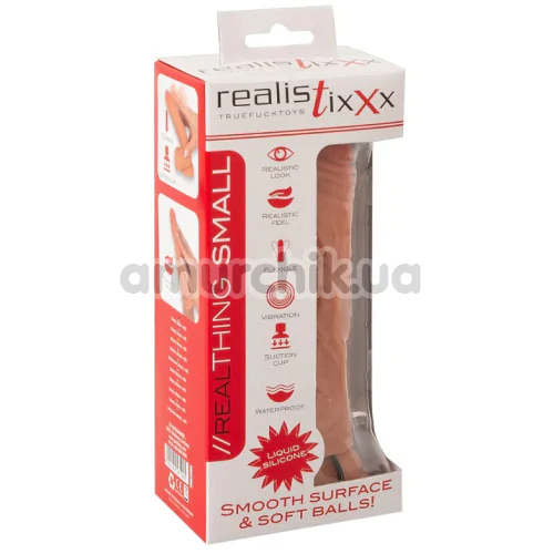 Вибратор Realistixxx Real Thing Small, телесный
