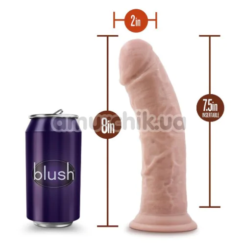 Фалоімітатор Dr. Skin+ Posable Shaft 8, тілесний