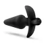 Анальна пробка з вібрацією Anal Adventures Platinum Vibrating Plug, чорна - Фото №3