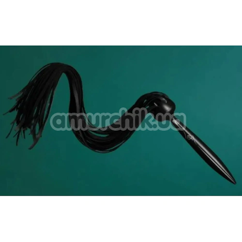 Флоггер со сменным хвостом Lockink Exchangeable Tail Flogger, черный