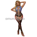 Комбинезон Star Night Sexy Gradient Bodystocking, черно-голубой - Фото №1