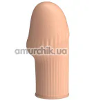 Насадка на пенис Pretty Love Huel, телесная - Фото №1