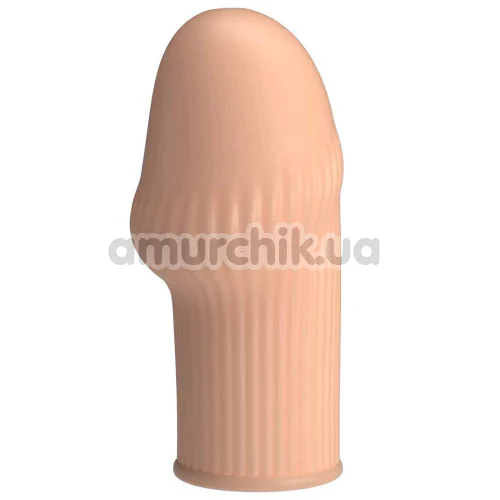 Насадка на пенис Pretty Love Huel, телесная - Фото №1