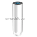 Кліторальний вібратор Boss Series Mini Vibrator, срібний - Фото №1