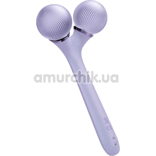 Ультразвуковий масажер Geske Sonic Facial & Body Roller 4 in 1, бузковий