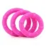 Набор эрекционных колец Posh Silicone Love Rings, 3 шт розовый - Фото №1
