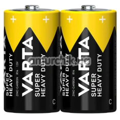 Батарейки Varta Super Heavy Duty C, 2 шт - Фото №1
