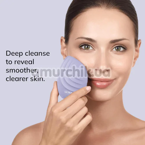 Ультразвуковая щетка для лица Geske Sonic Facial Brush 5 in 1, сиреневая