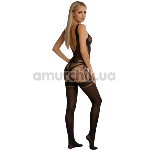 Комбинезон Star Night Crotchless Fishnet Bodystocking, черный