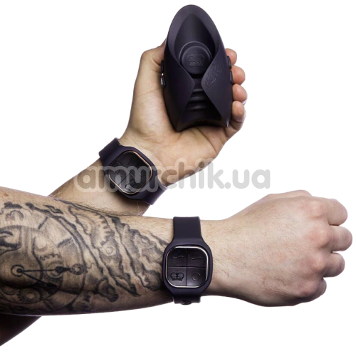 Мастурбатор з вібрацією Kiiroo Hot Octopuss Pulse Duo Lux, чорний