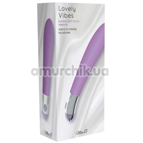 Вибратор для точки G Mae B Lovely Vibes Elegant Soft Touch Vibrator, фиолетовый