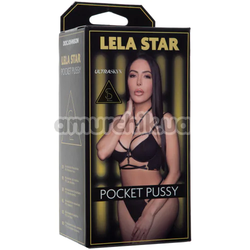 Искусственная вагина Signature Strokers Lela Star Pocket Pussy, телесная