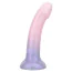 Фалоімітатор Glitter Ombre Dildo M, рожево-фіолетовий - Фото №1