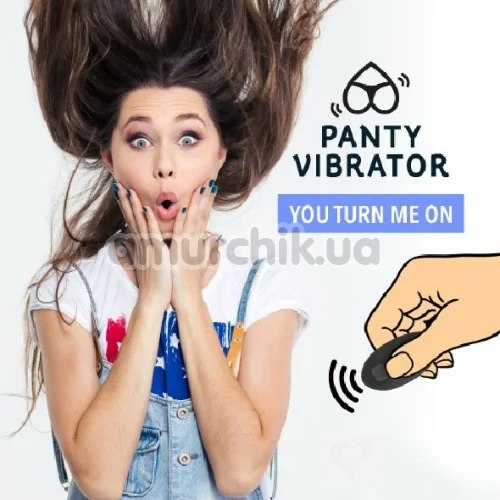 Вібратор FeelzToys Panty Vibrator, чорний