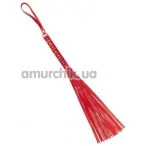 Плеть S&M Fancy Leather Flogger 132, красная - Фото №1