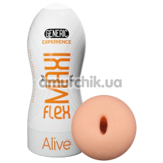 Анус-мастурбатор Alive Maxi Flex Generic Experience, телесный - Фото №1
