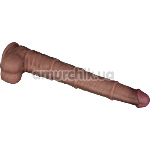 Фаллоимитатор Dual-Layered Silicone Nature Cock LV411302, светло-коричневый