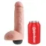Фаллоимитатор с эякуляцией King Cock 8 Squirting Cock with Balls, телесный - Фото №5