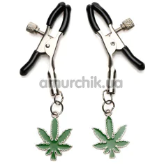 Зажимы для сосков Charmed Mary Jane Nipple Clamps, зеленые - Фото №1