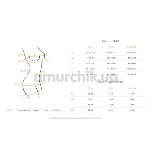 Трусики-стринги Obsessive Violami Too Sexy, черные