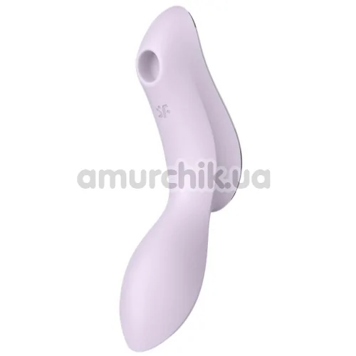Симулятор орального сексу для жінок з вібрацією Satisfyer Curvy Trinity 2, фіолетовий - Фото №1