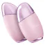 Массажер для глаз и лица Geske Cool & Warm Eye and Face Massager 7 in 1, светло-розовый - Фото №5
