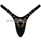 Трусики для страпона Strap-On-Me Leatherette Harness Fabulous, черные - Фото №1
