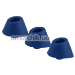 Набор насадок на симулятор орального секса для женщин Womanizer Inside Out, Duo (Size S), синий - Фото №1
