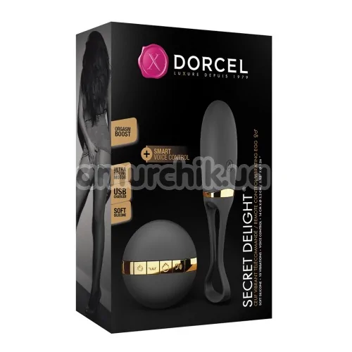Виброяйцо Dorcel Secret Delight, черное