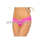 Трусики-стринги Fancy Schmancy Lace Thong, розовые - Фото №1