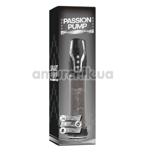 Вакуумная помпа Men Powerup Passion Pump Warrior King Pump, черная