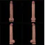 Фаллоимитатор Dual-Layered Silicone Nature Cock LV411301, светло-коричневый - Фото №19