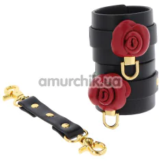 Фиксаторы для ног Taboom Wild Roses Ankle Cuffs, черные - Фото №1