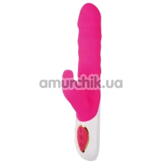 Вибратор с пульсацией Intimate Melody Thumping Thrusting Vibrator, розовый - Фото №1