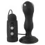 Анальна пробка з ротацією Black Velvets Anal Twist Plug, чорна - Фото №2