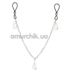 Зажимы для сосков Nipple Play Non-Piercing Nipple Chain Jewelry Crystal - Фото №1